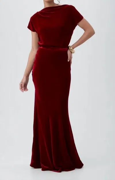 Trina Turk Rabina Skirt In Vixen Red