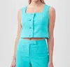 Trina Turk Refreshment 2 Top In Oceano In Multi