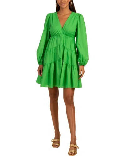 Trina Turk Regular Fit Make Merry Mini Dress In Green
