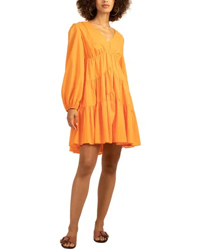 Trina Turk Regular Fit Make Merry Mini Dress In Orange