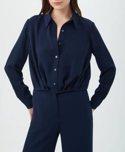 Trina Turk Renlee Shirt In Indigo