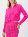 Trina Turk Renlee Shirt In Petal Pink