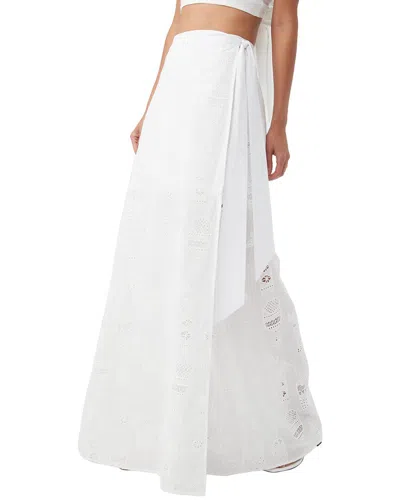 Trina Turk Repose Skirt In White