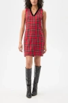 Trina Turk Revah Plaid Dress In Multi