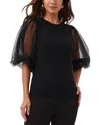 Trina Turk Rhea 3 Wool Pullover In Black
