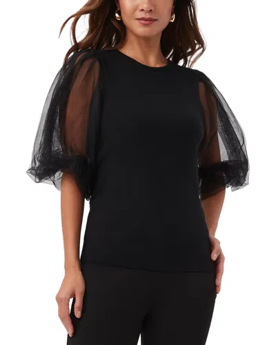 Trina Turk Rhea 3 Wool Pullover In Black