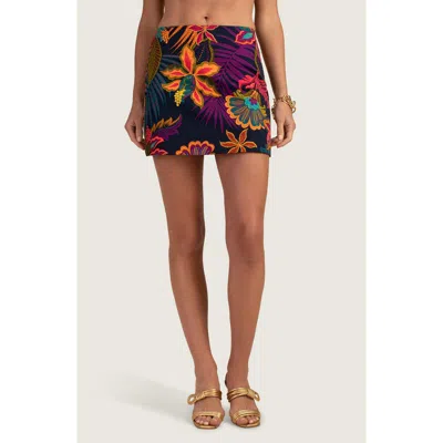 Trina Turk Rico Skirt In Black Multi