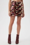 Trina Turk Rico Sequin Mini Skirt In Multi