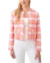 Trina Turk Rocco Blazer In Pink Paradise In Multi
