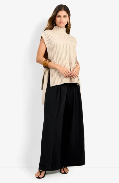 Trina Turk Romea Cape In Almond
