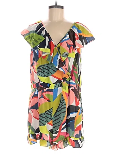 Pre-owned Trina Turk Romper In Green