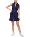 Trina Turk Twp Way Zip Ponte Rules Dress In Black