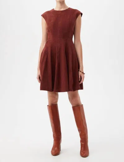 Trina Turk Sabi Dress In Mahogany In Multi