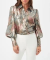 Trina Turk Sagittarius Silk-blend Top In Multi