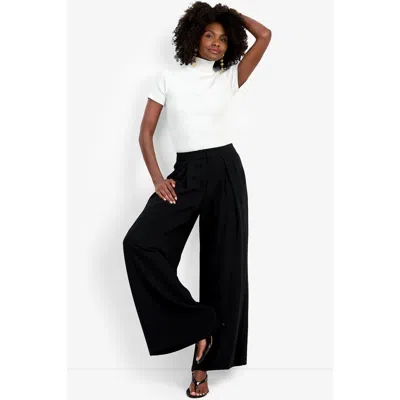 Trina Turk Saige Wide-leg Pant In Black