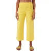 Trina Turk Saltie 2 Cropped Wide Leg Pant In Lavandou Lemon