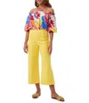 Trina Turk Saltie 2 Cropped Wide Leg Pant In Yellow