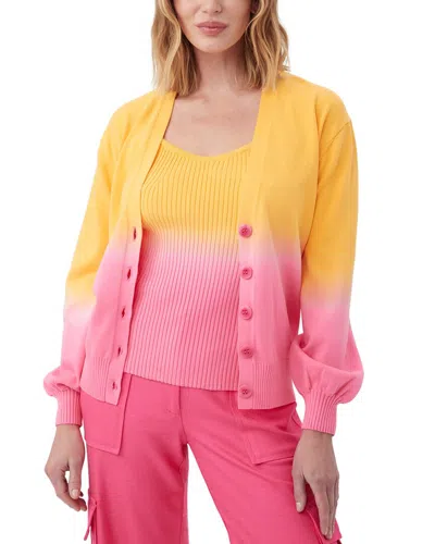 Trina Turk Sand Pearl Cardigan In Multi