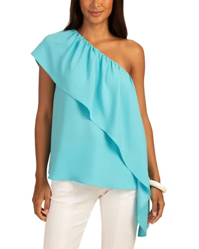 Trina Turk Satisfied Top In Blue
