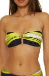 Trina Turk Serena Bandeau Bikini Top In Multi