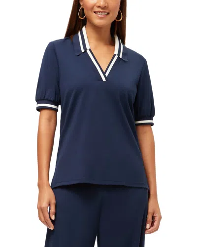 Trina Turk Set Point Top In Blue