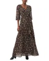 Trina Turk Shalina Animal-print A-line Maxi Dress In Animal Print