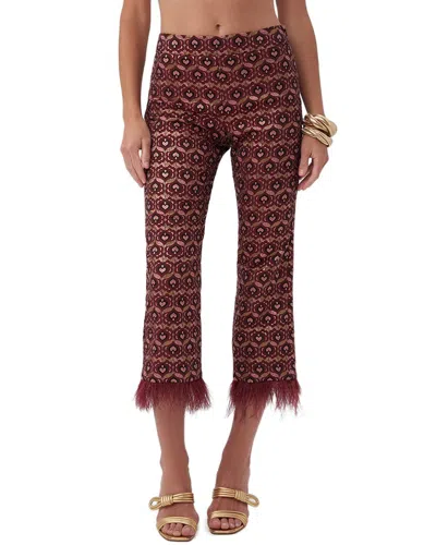 Trina Turk Shibui Pant In Red