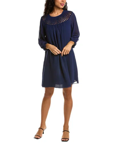 Trina Turk Shining Light Dress In Navy