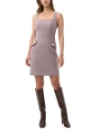 Trina Turk Shinra 2 Houndstooth Sheath Dress In Brown