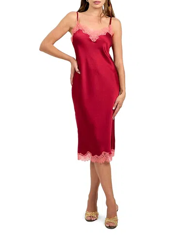 Trina Turk Short Caramia Dress In Red