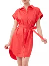 Trina Turk Simpatico Dress In Capri Coral In Red