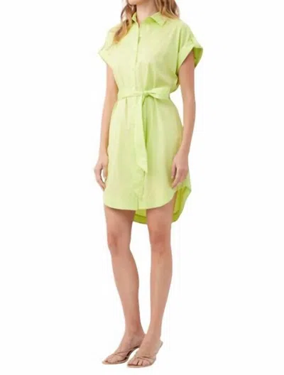 Trina Turk Simpatico Dress In Lime Fizz In Green