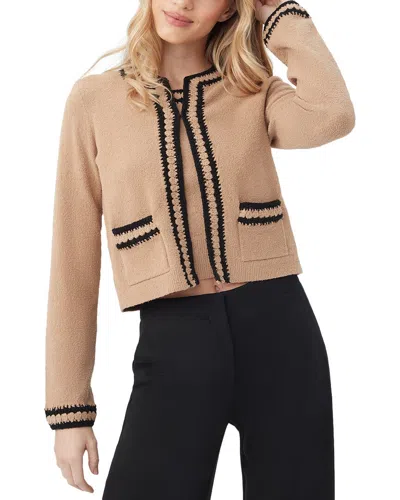 Trina Turk Sinai Cardigan In Brown