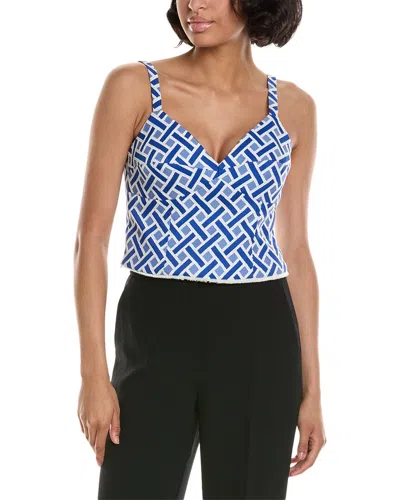 Trina Turk Siwan Top In Blue