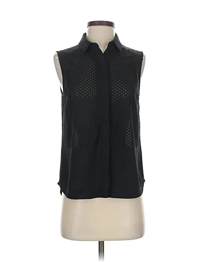 Pre-owned Trina Turk Sleeveless Blouse In Black