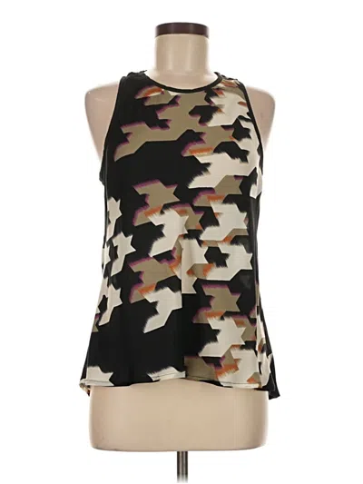 Pre-owned Trina Turk Sleeveless Blouse In Black