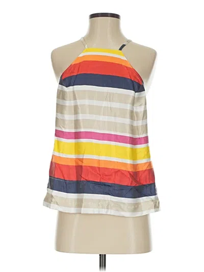 Pre-owned Trina Turk Sleeveless Blouse In Gray