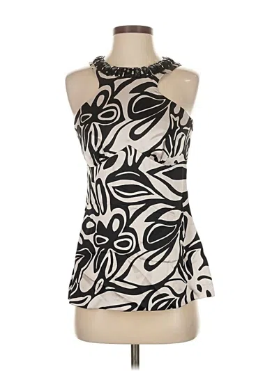 Pre-owned Trina Turk Sleeveless Blouse In Ivory