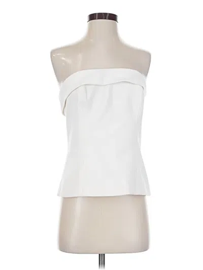 Pre-owned Trina Turk Sleeveless Blouse In Ivory
