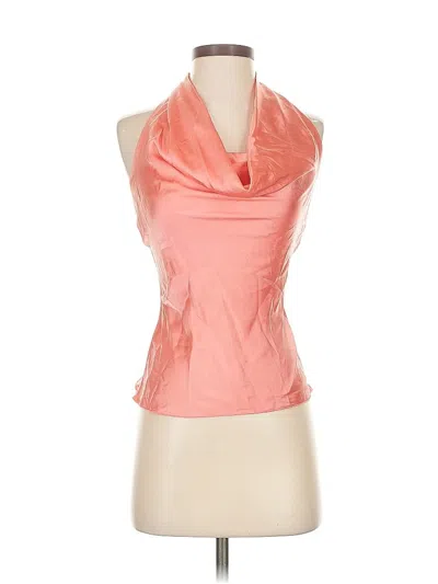 Pre-owned Trina Turk Sleeveless Blouse In Orange