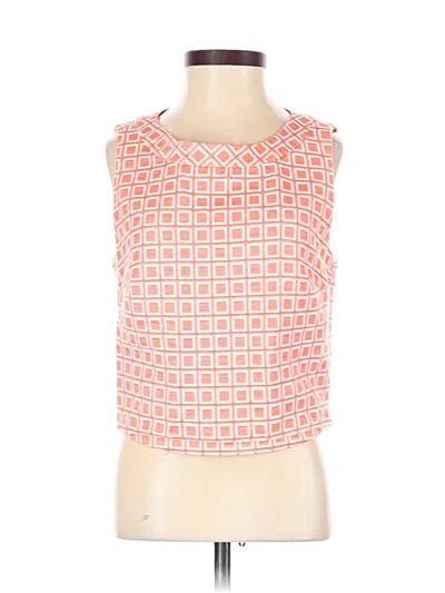 Pre-owned Trina Turk Sleeveless Blouse In Orange