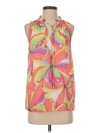 Pre-owned Trina Turk Sleeveless Blouse In Orange