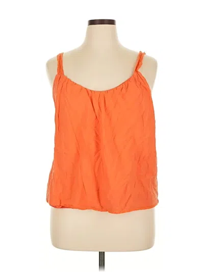 Pre-owned Trina Turk Sleeveless Blouse In Orange