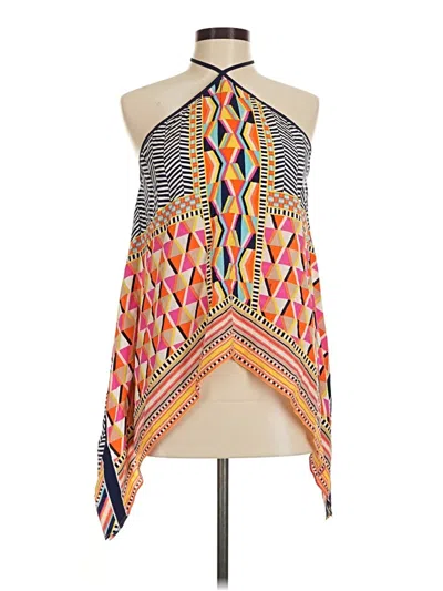 Pre-owned Trina Turk Sleeveless Blouse In Orange