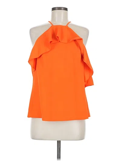 Pre-owned Trina Turk Sleeveless Blouse In Orange
