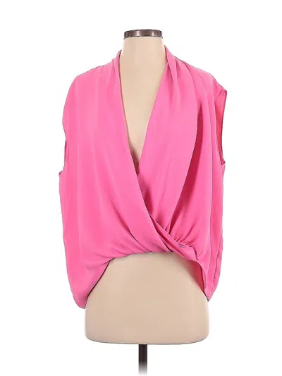 Pre-owned Trina Turk Sleeveless Blouse In Pink