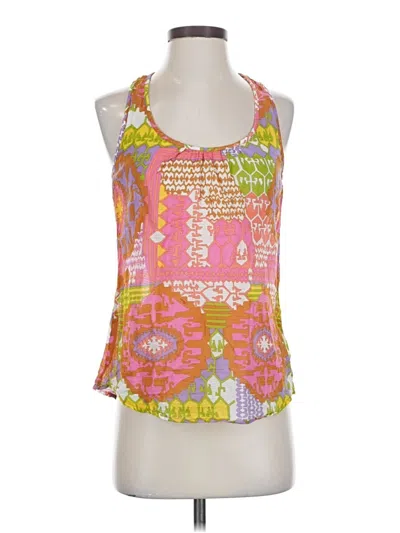 Pre-owned Trina Turk Sleeveless Blouse In Pink