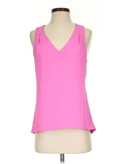Pre-owned Trina Turk Sleeveless Blouse In Pink