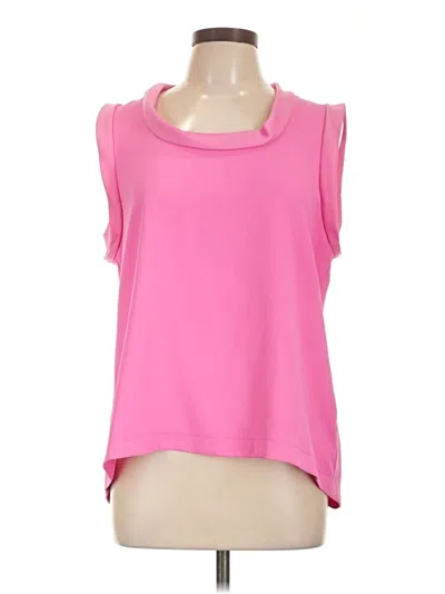 Pre-owned Trina Turk Sleeveless Blouse In Pink