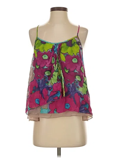 Pre-owned Trina Turk Sleeveless Blouse In Pink